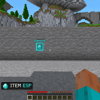 ItemESP running in Lunar Proxy